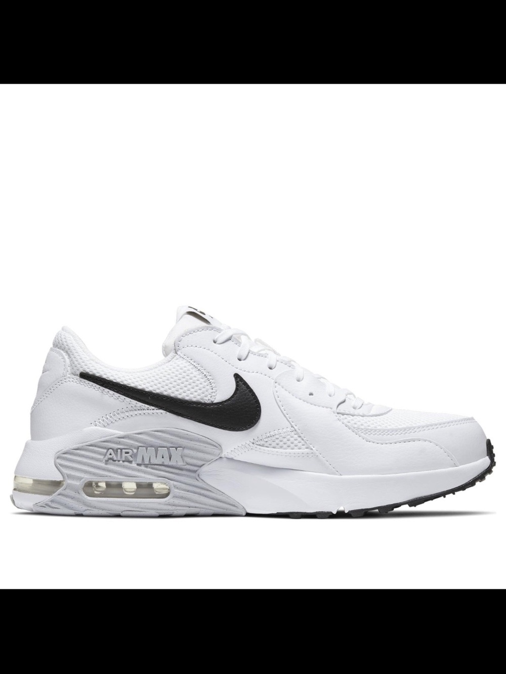 Nike Men's White and Black Air Max Sneaker